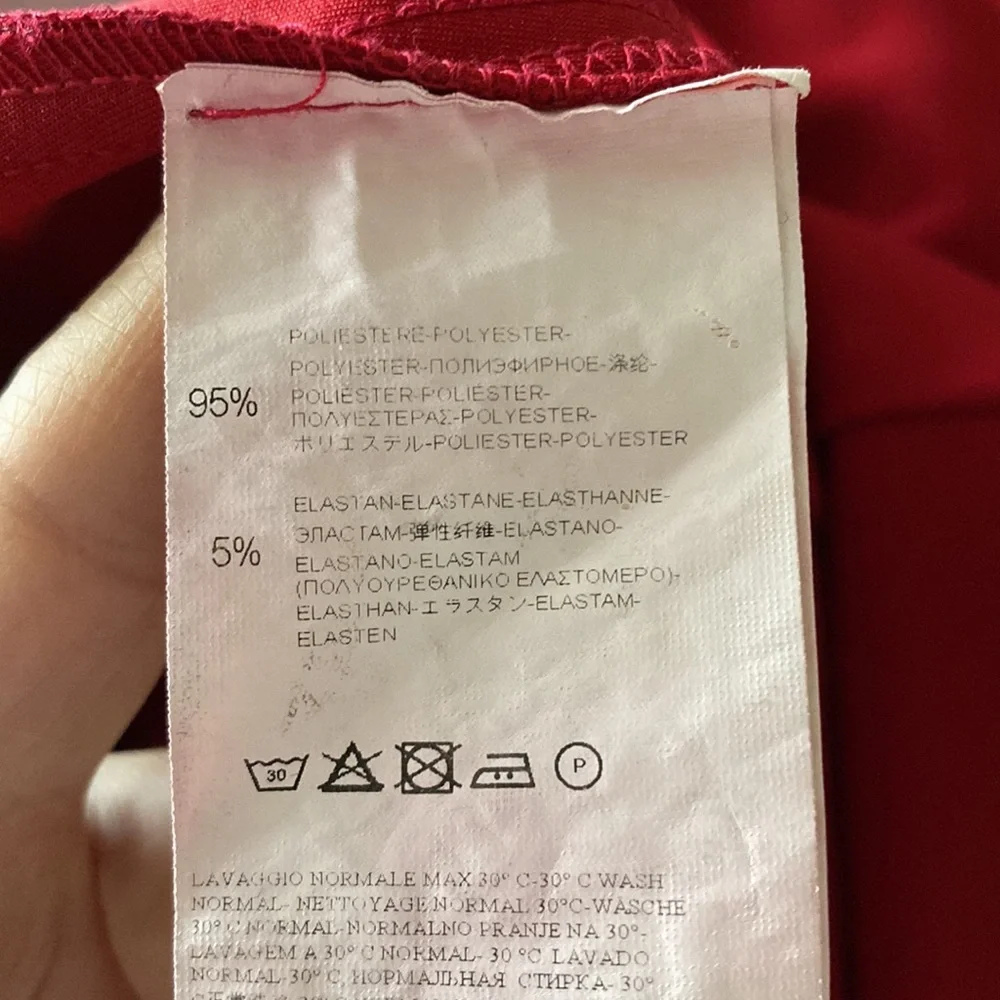 Rinascimento sheath dress scuba crepe, stretchy, 1/4 sleeves body contour Size S - Picture 9 of 15